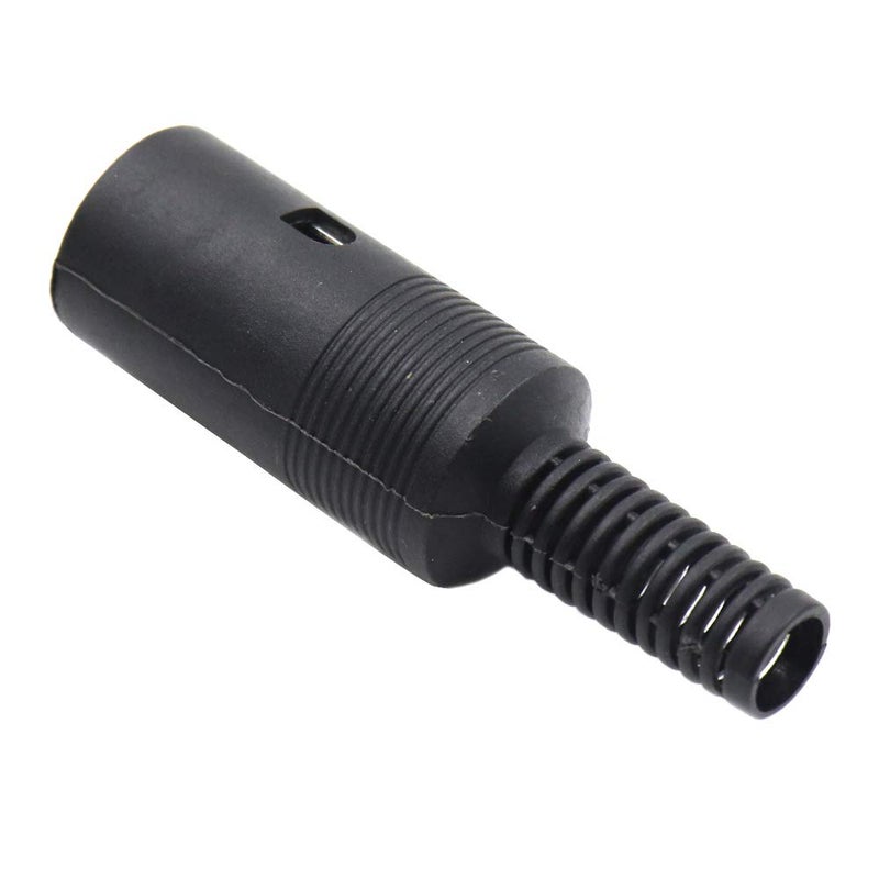 Hxchen 2 Sets 7Pin Female + Male DIN Adapter Socket Audio AV Connector Black - Image 4